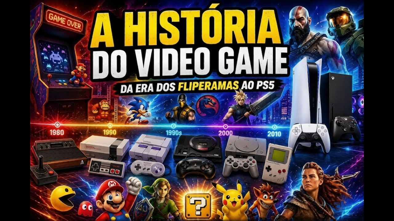 🎬 A História do Vídeo Game