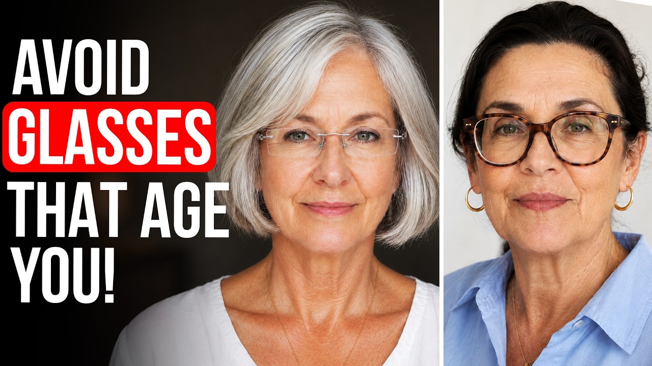 DON&rsquo;T Wear &ldquo;Granny&rdquo; Glasses! 7 Glasses That Actually Make You Look 10 Years Younger At 60