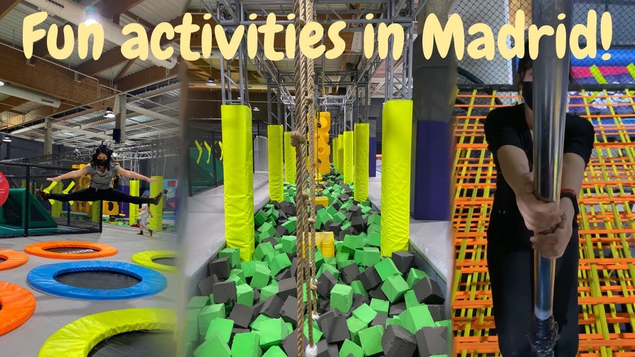 Fun activities in Madrid | Pokkido, Getafe | Trampoline Park