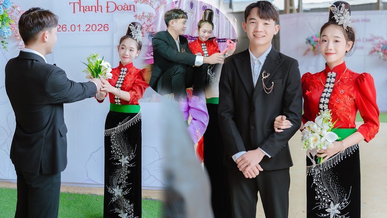 TOÀN CẢNH ĐÁM CƯỚI { LTH  ĐỨC HOÀNG & THANH ĐOÀN } BẢN LÈ CHIỀNG LA .SL