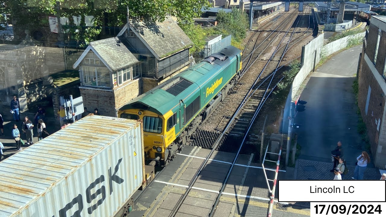 Lincoln High Street Level Crossing (17/09/2024)