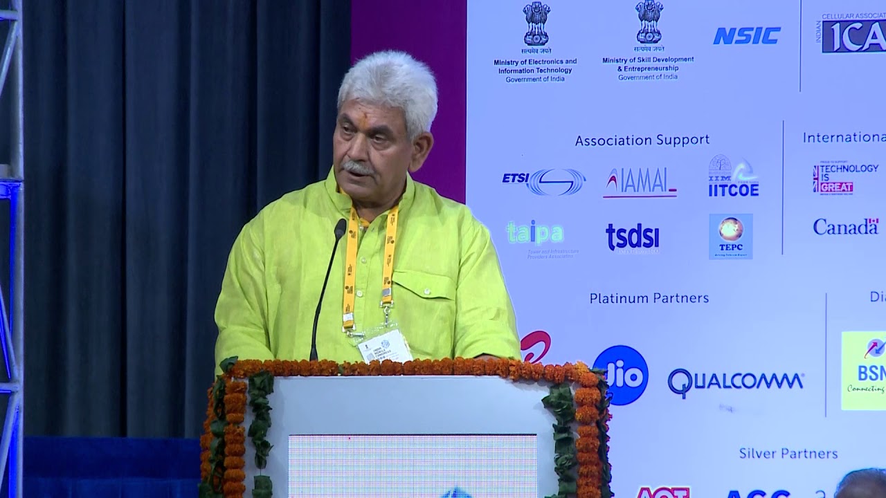 Inaugural Speech of Shri Manoj Sinha, Hon'ble MOSC(I/C) during India Mobile Congress 2017