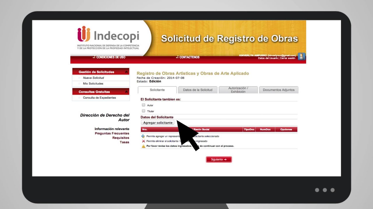 Registra virtualmente tus obras