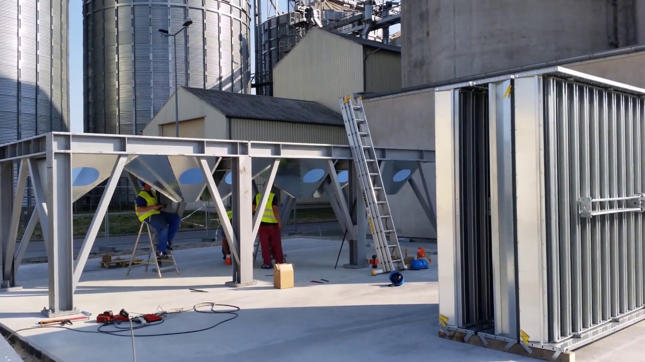 Assembling of the dryer Stela (Biturbo - type)
