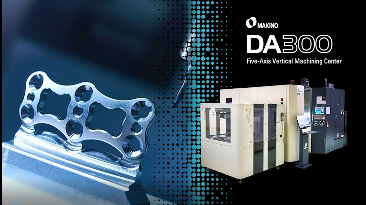 Medical Implant machining on the Makino DA300 5-Axis VMC - Bone Plate
