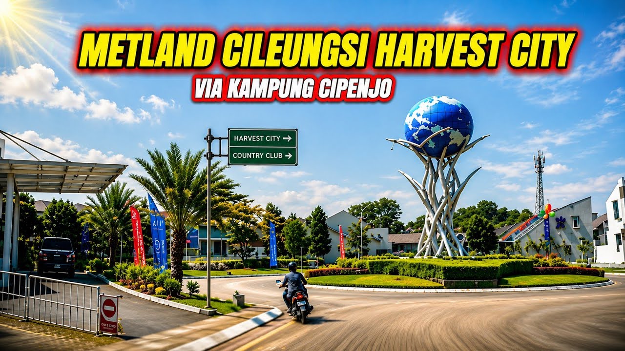 JALAN ALTERNATIF MENUJU HARVEST CITY VIA DESA CIPENJO CILEUNGSI BOGOR