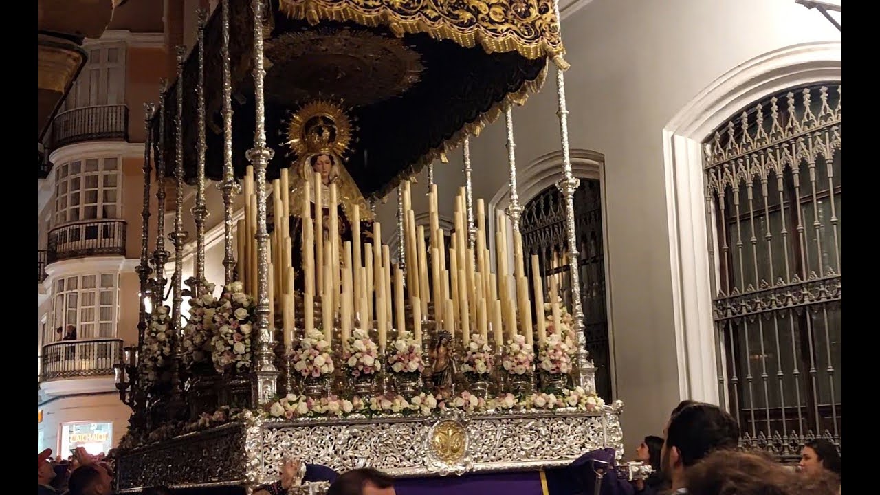 VIRGEN LAGRIMAS DE COLUMNA. MUSICA FILARMONICA DE CONIL. MARTES SANTO CADIZ 2024
