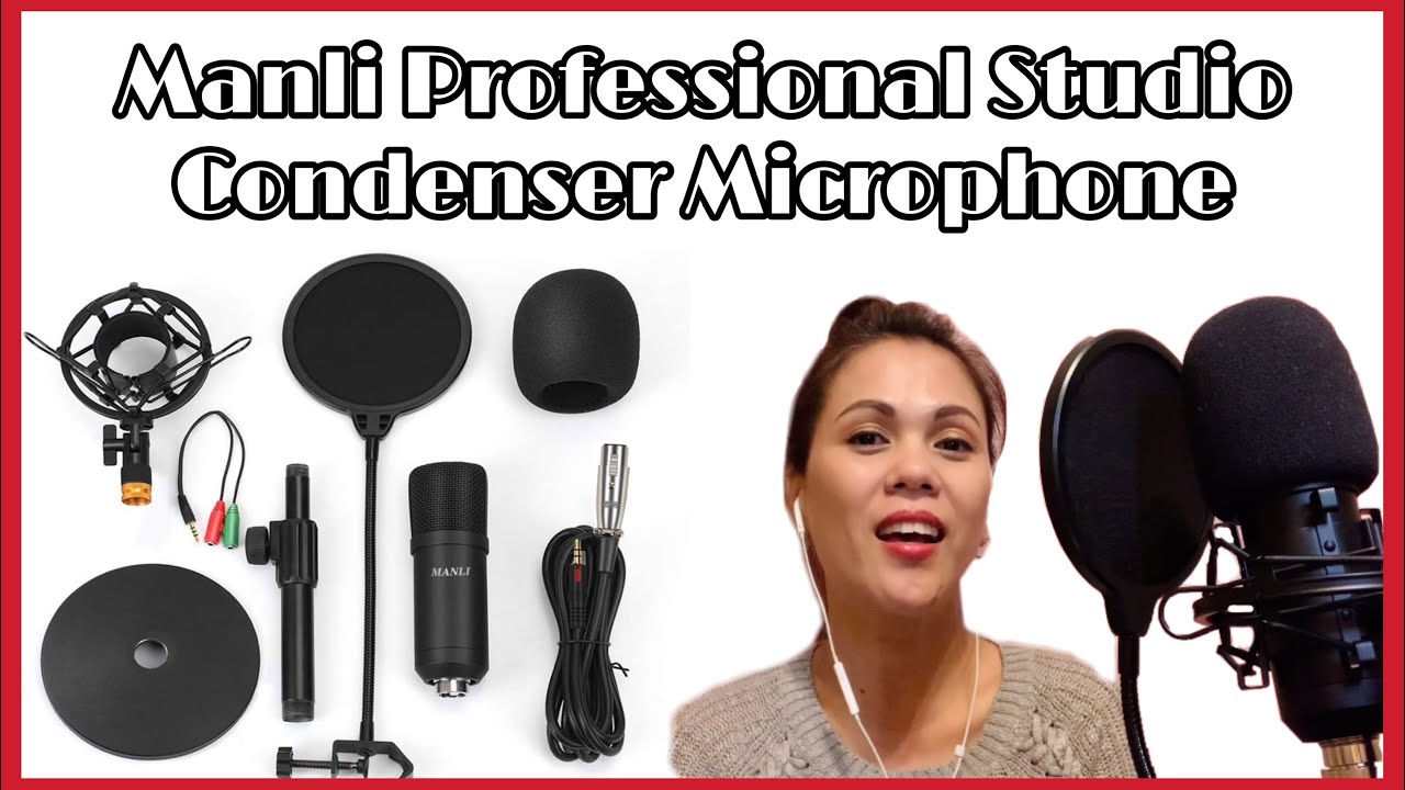 Manli Professional Studio Condenser Microphone for Livestreaming Unboxing & Review