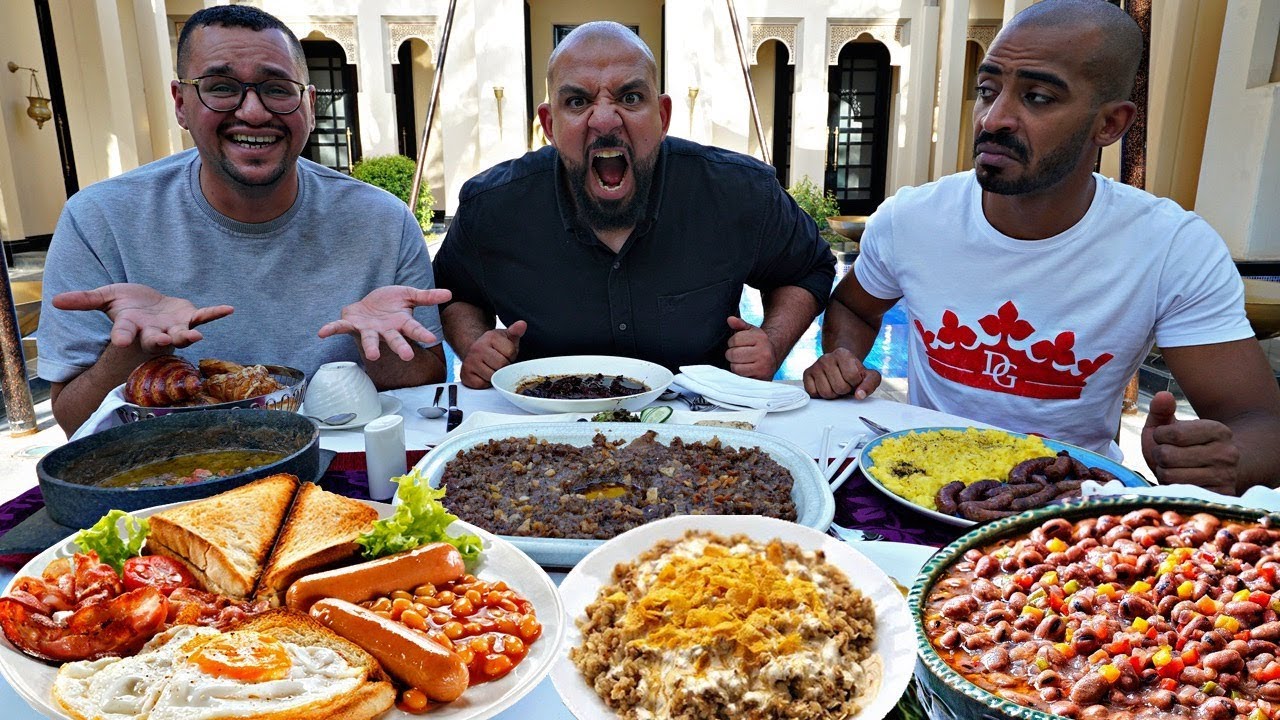 تحدي الفطور باحكام 🍽 Breakfast Challenge with Dares