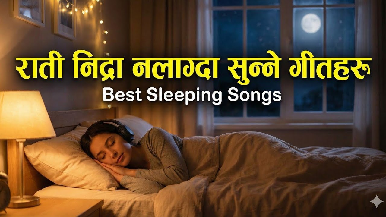 १५ मिनेटमा निदाउन यी गित सुनौं | Nidra Nalagda Sunne Geet | Sutne Bela Sunne Geet | Nepali Soft Song