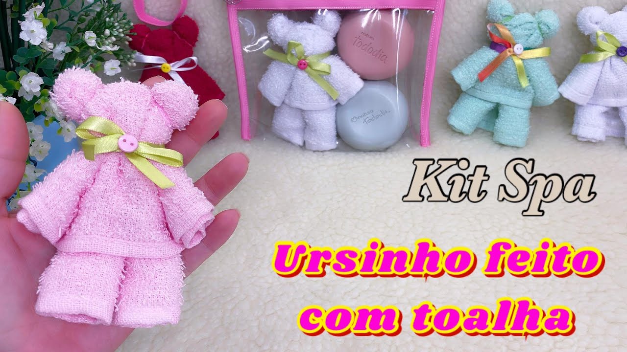 Como fazer URSINHO MONTADO COM TOALHA - Costura Criativa - por  @tucaensina