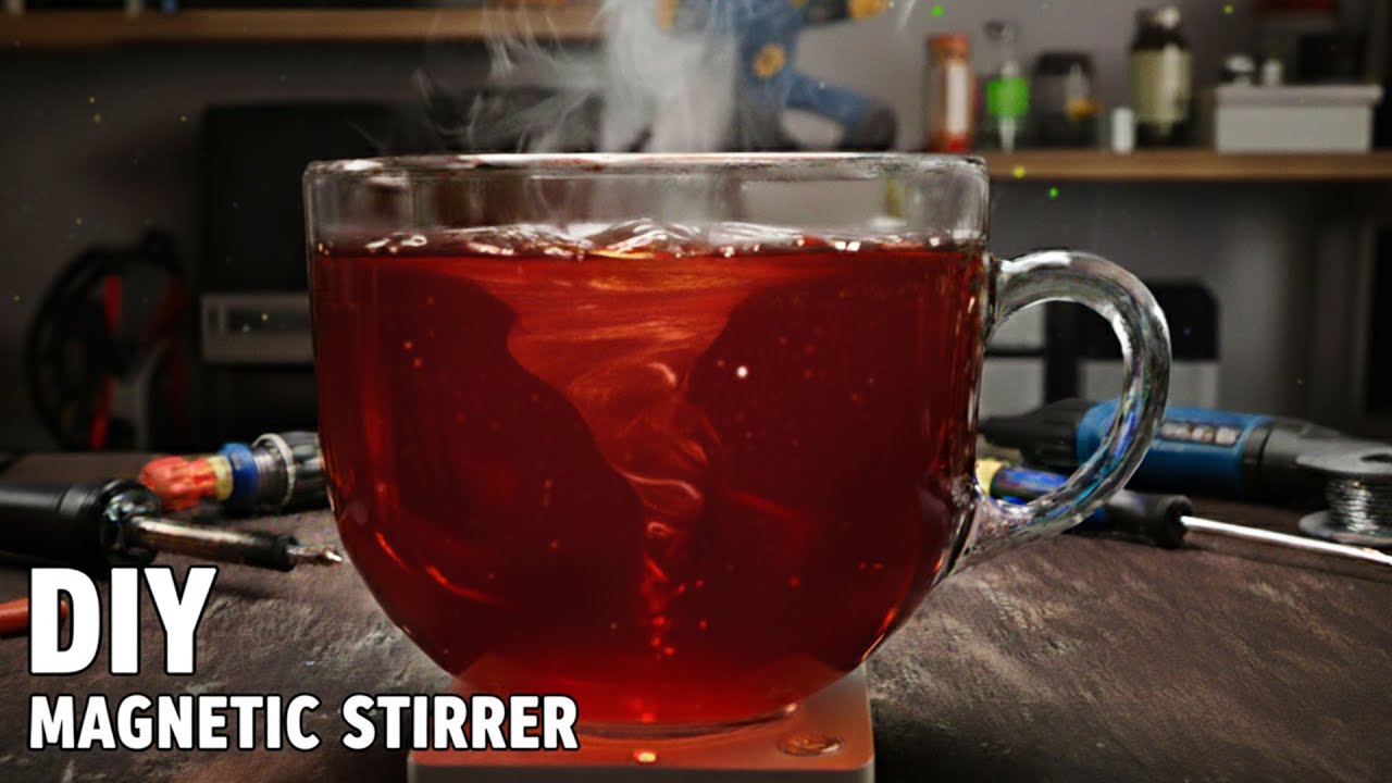 DIY Magnetic Stirrer | How to Make a Magnetic Stirrer That Works with Any Cup/ Mug