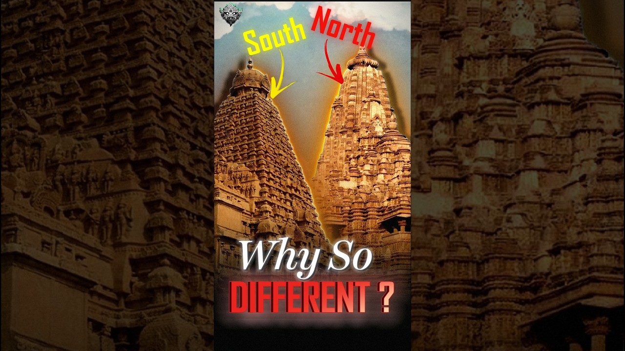 Why NORTH v/s SOUTH temples are so different 🤔.?? 