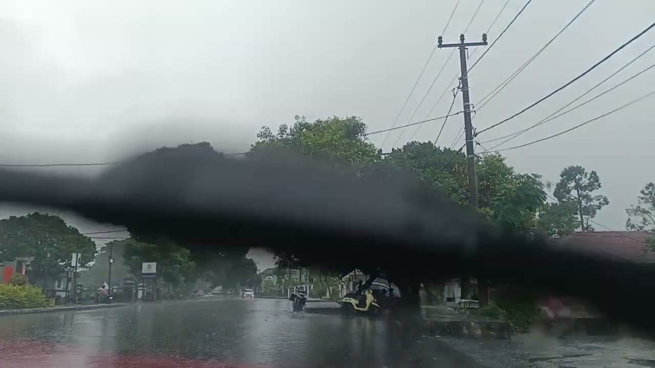 Heavy Rain on the Road at Night 🌧️ Relaxing Rain Sounds for Deep Sleep & Stress Relief