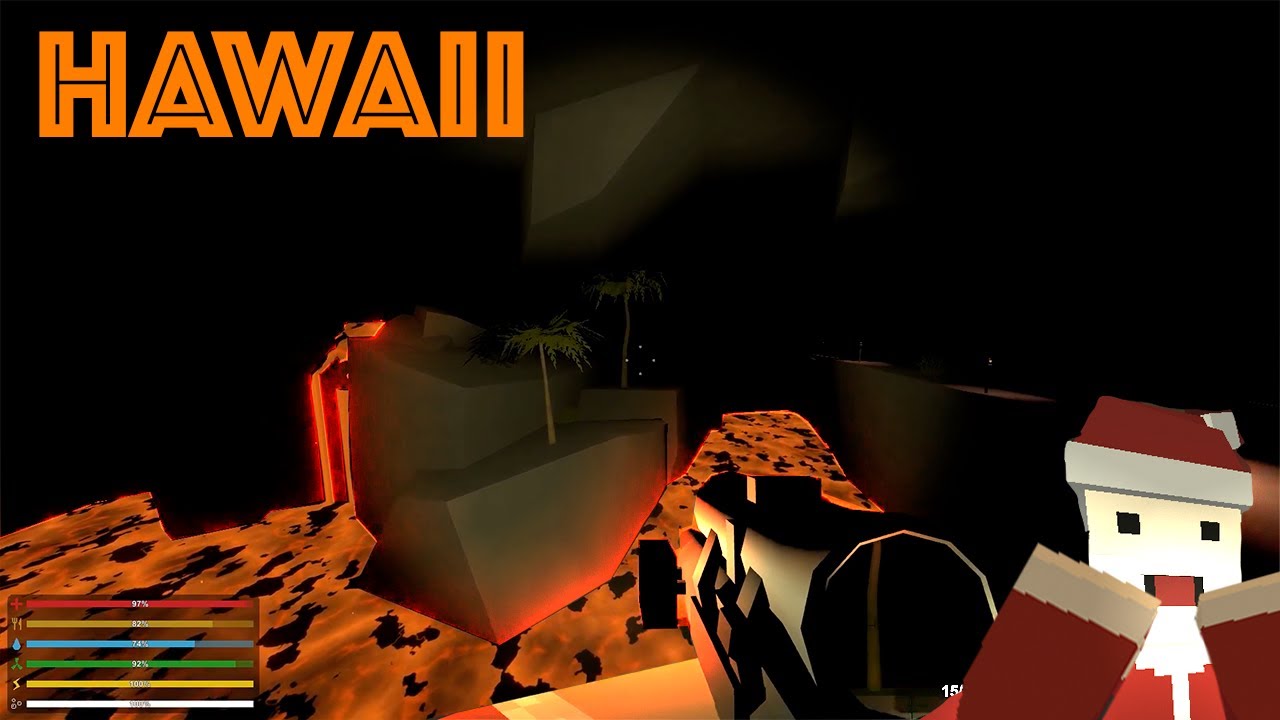 Unturned HAWAII OVERHAUL! (Safezone, NPC's, New locations, Volcano Cave)