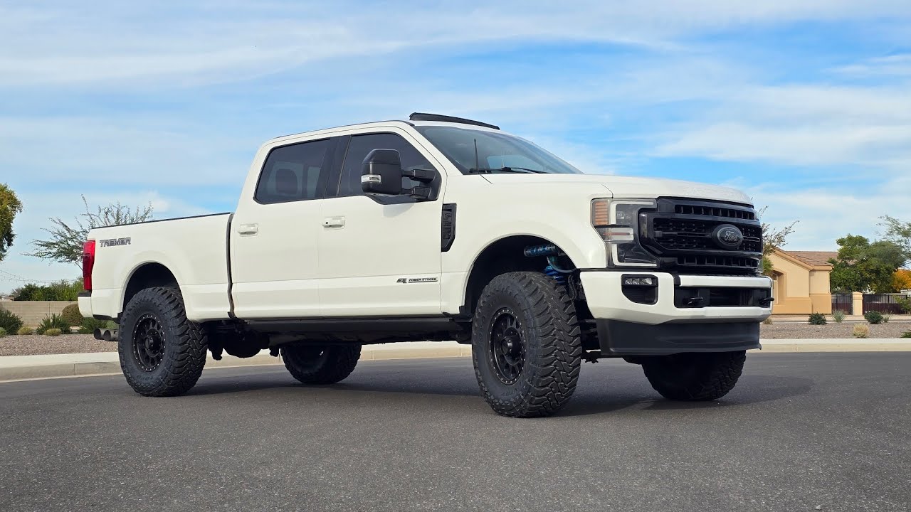 2020 F250 Tremor on Ling Shocks and 37
