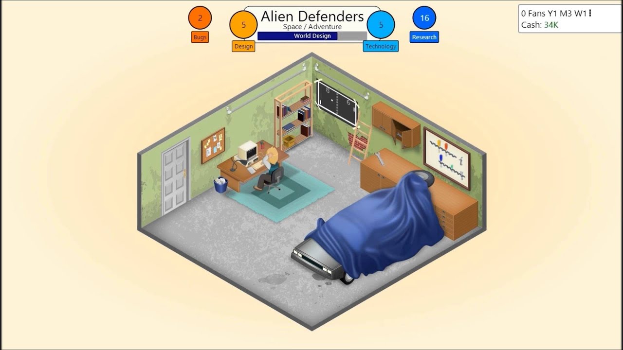 KBC Dobby and Calzone Play Game Dev Tycoon - Episode 1 - Fran Burismo