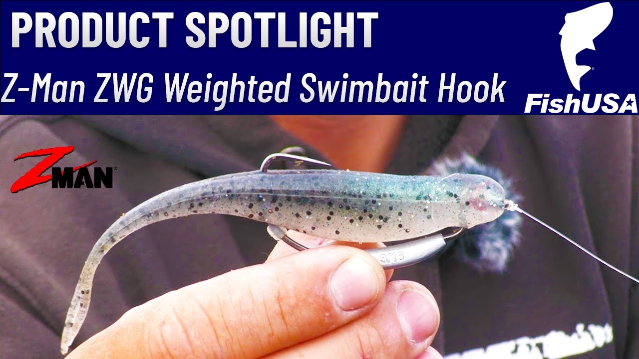 The BEST Swimbait Hook for ElaZtech! Z-Man ZWG Weighted Swimbait Hook