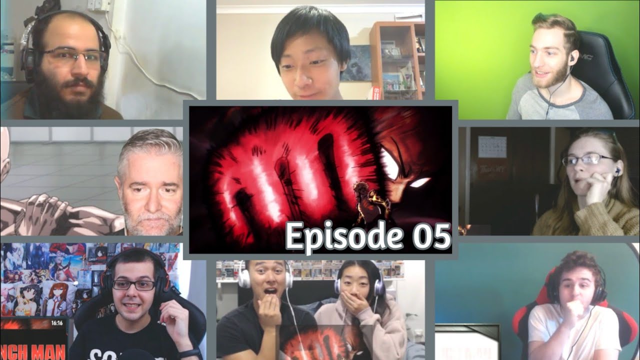 ONE PUNCH MAN S1 EPISODE 5 REACTION MASH-UP | ワンパンマン