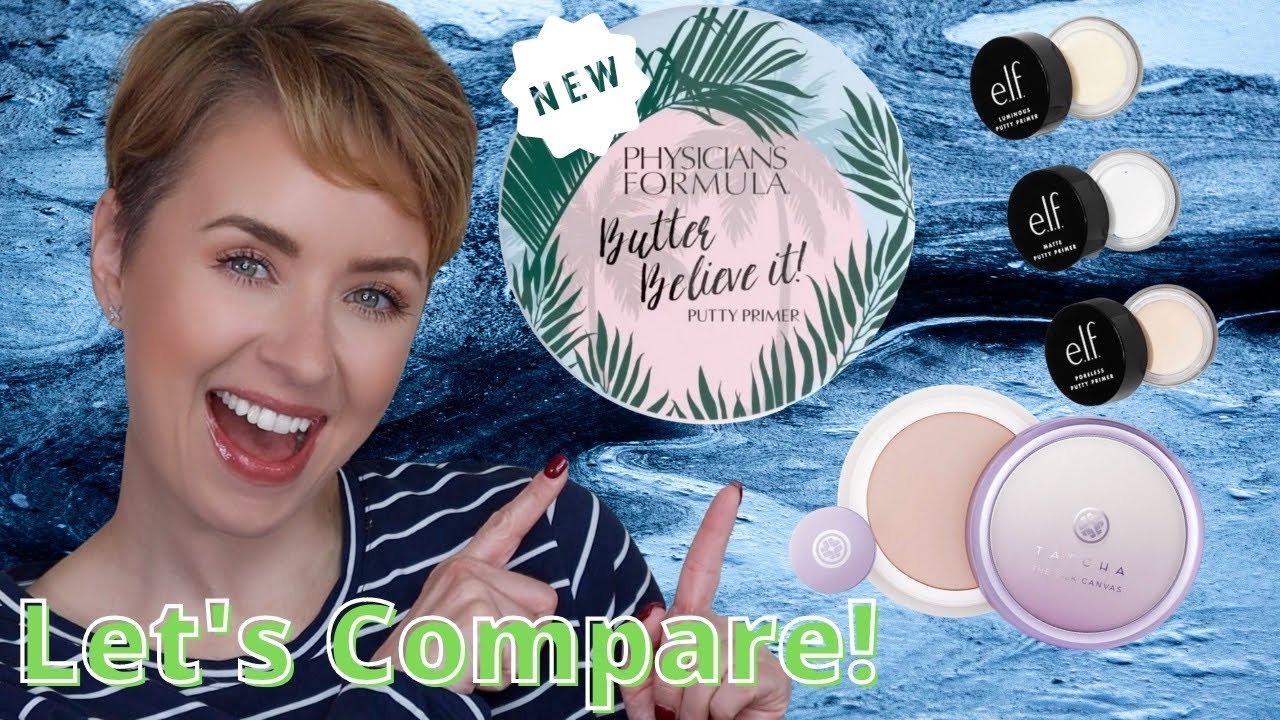 PHYSICIANS FORMULA PUTTY PRIMER VS ELF PUTTY PRIMER VS TATCHA SILK CANVAS | Steff's Beauty Stash
