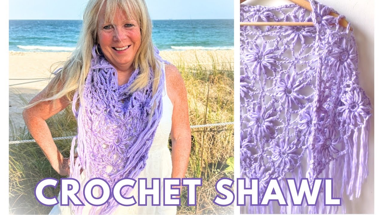 CROCHET this Gorgeous SHAWL Right Handed!