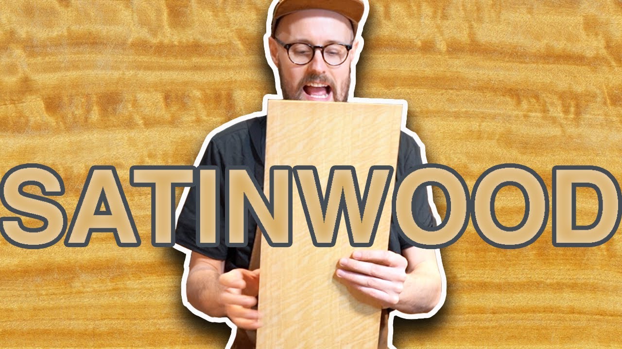 CEYLON SATINWOOD - Chloroxylon swietenia - INSANE FIGURE acoustic guitar tonewood -Tom Sands Guitars
