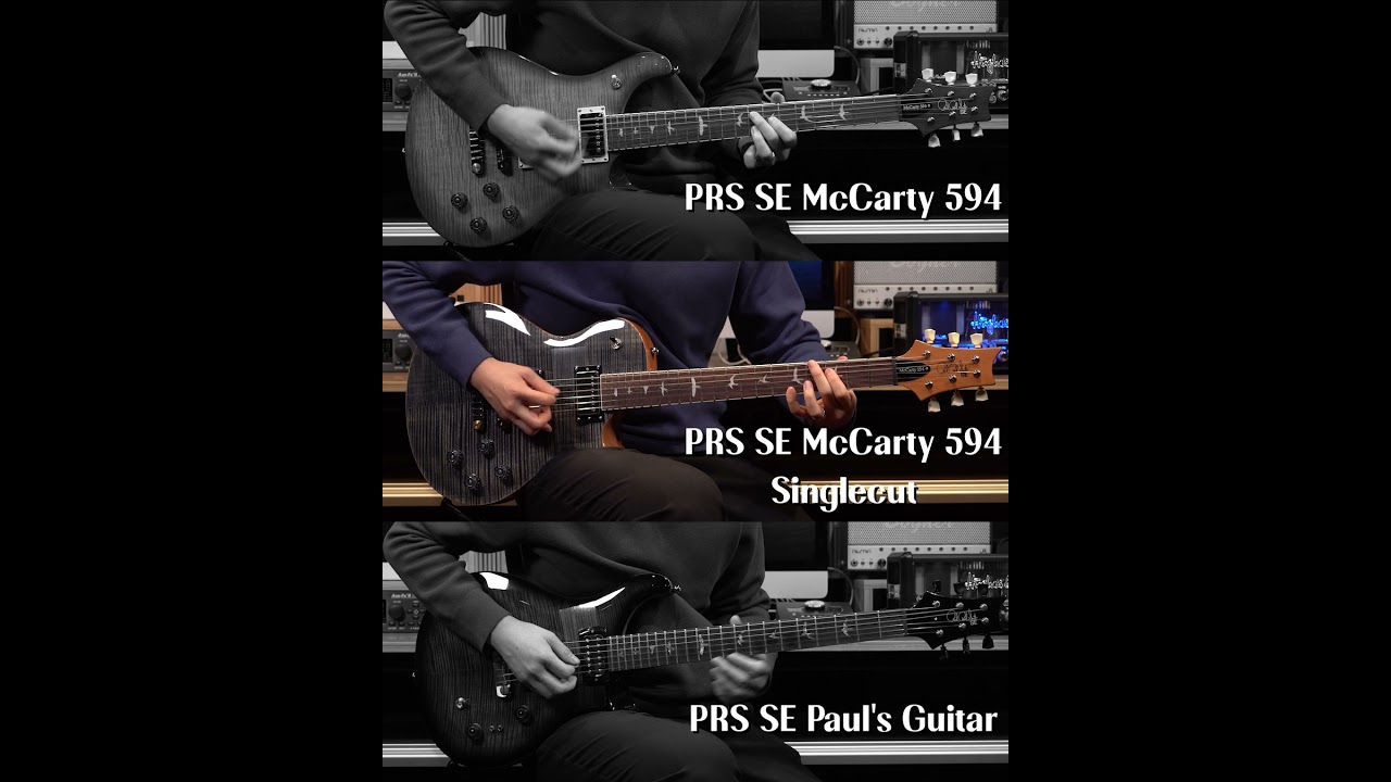 PRS SE McCarty 594, SE McCarty 594 Singlecut, SE Paul's Guitar Comparison Demo #guitar #뮤직포스