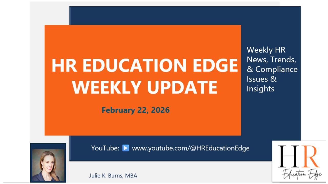 HR Weekly Update Ep. 8 (2026): Employee Experience, State of the Workplace, Employee Engagement