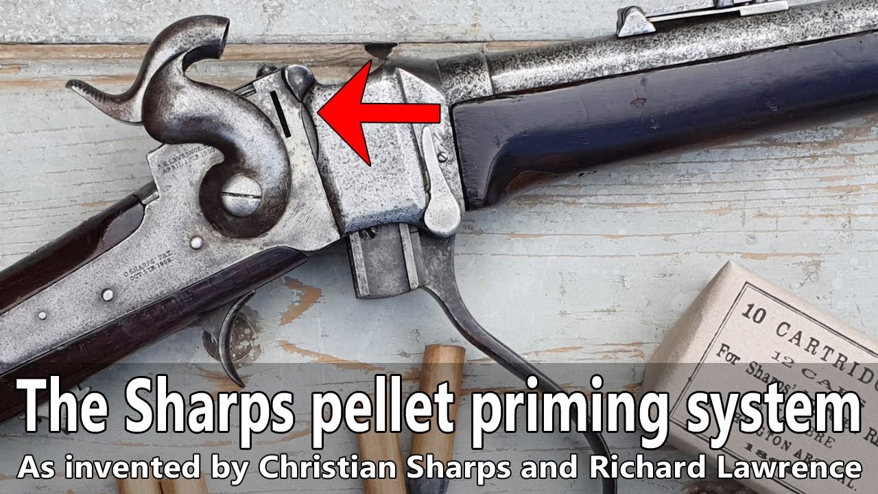 How the pellet priming system works on an original 1863 M Sharps percussion carbine