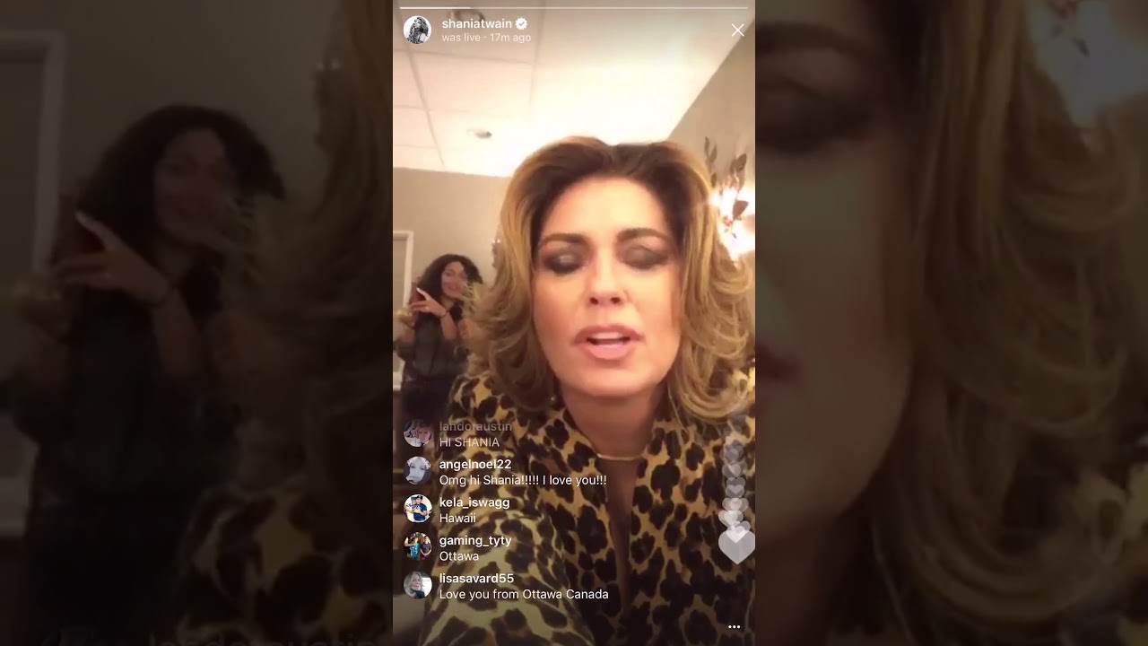 Shania Twain Live Stream 9/27/17