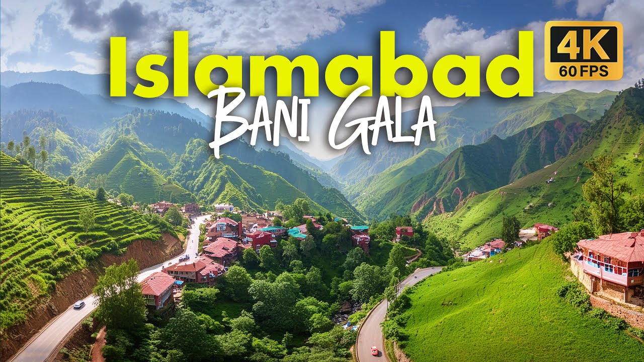🇵🇰 Bani Gala Islamabad, Pakistan STUNNING Walking Tour in 4K 60FPS