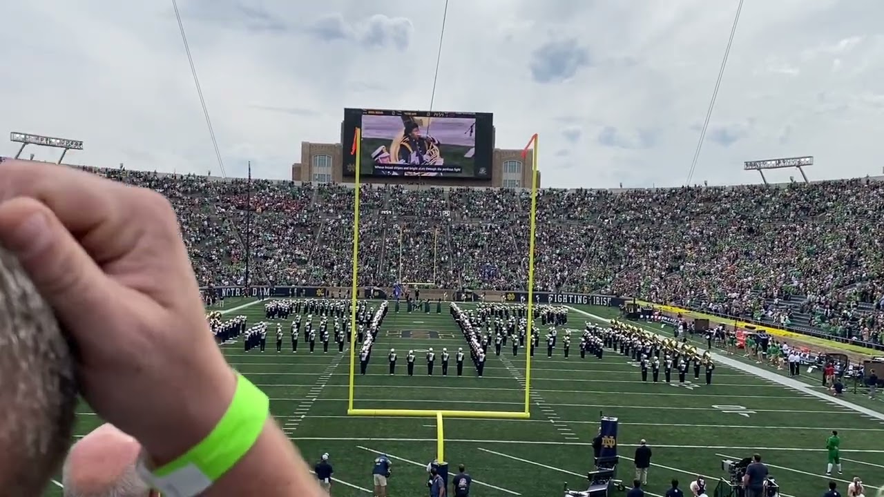 University of Notre Dame Marching Band Game Day -Sept 16, 2023