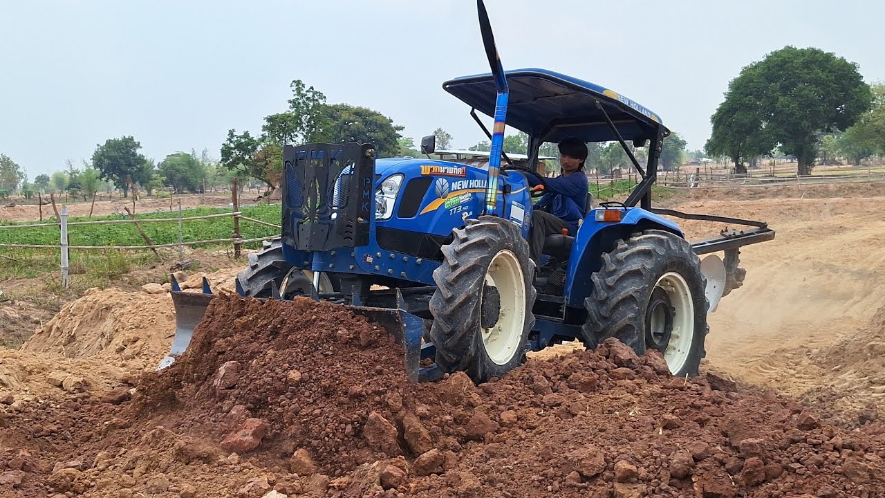 แรงได้ใจจริงๆรุ่นนี้หน้าเล่นมากค่ายนี้ราคาก็ไม่แพงเท่าไหร่New Holland TT3.50plus