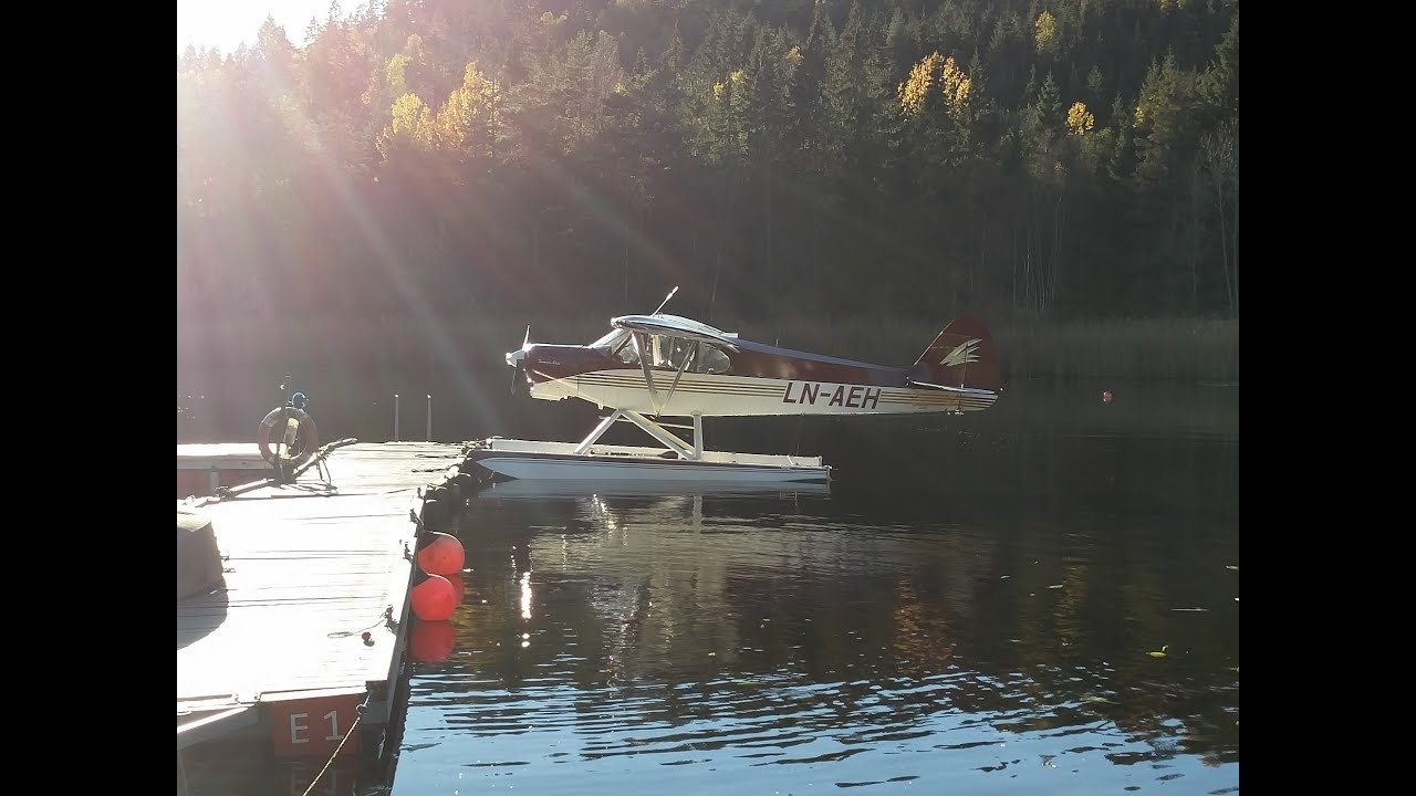 Super Cub on floats Norway