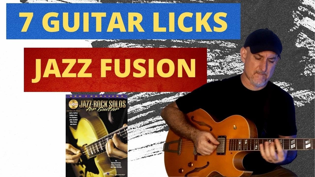 JAZZ ROCK FUSION LICKS FOR GUITAR - Lines for static chords and vamps