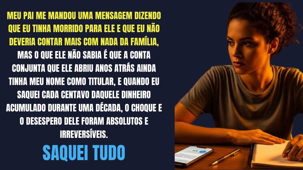 Meu Pai Mandou Mensagem  “Pra Mim, Você Morreu” — Então Eu Saquei Cada Centavo…