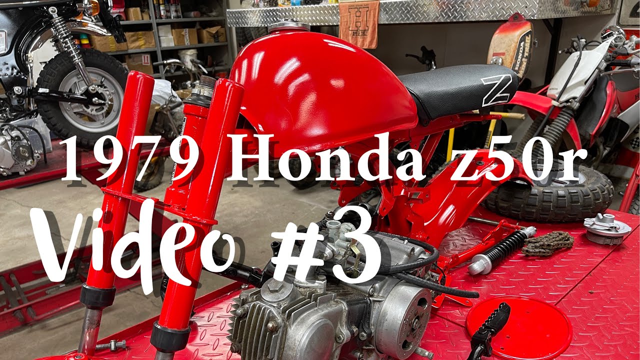 1979 Honda Z50r - video #3  Final Cleanup