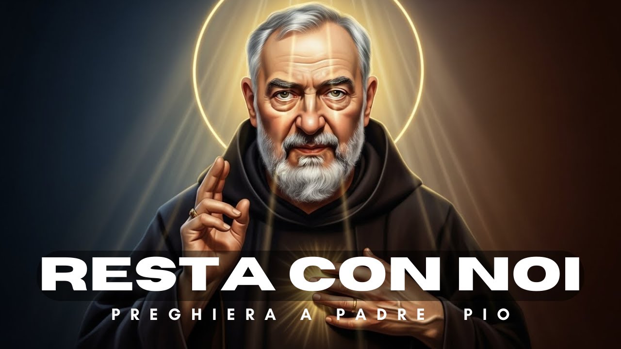 Preghiera di Protezione e Guida Padre Pio, Resta con Noi Ogni Giorno