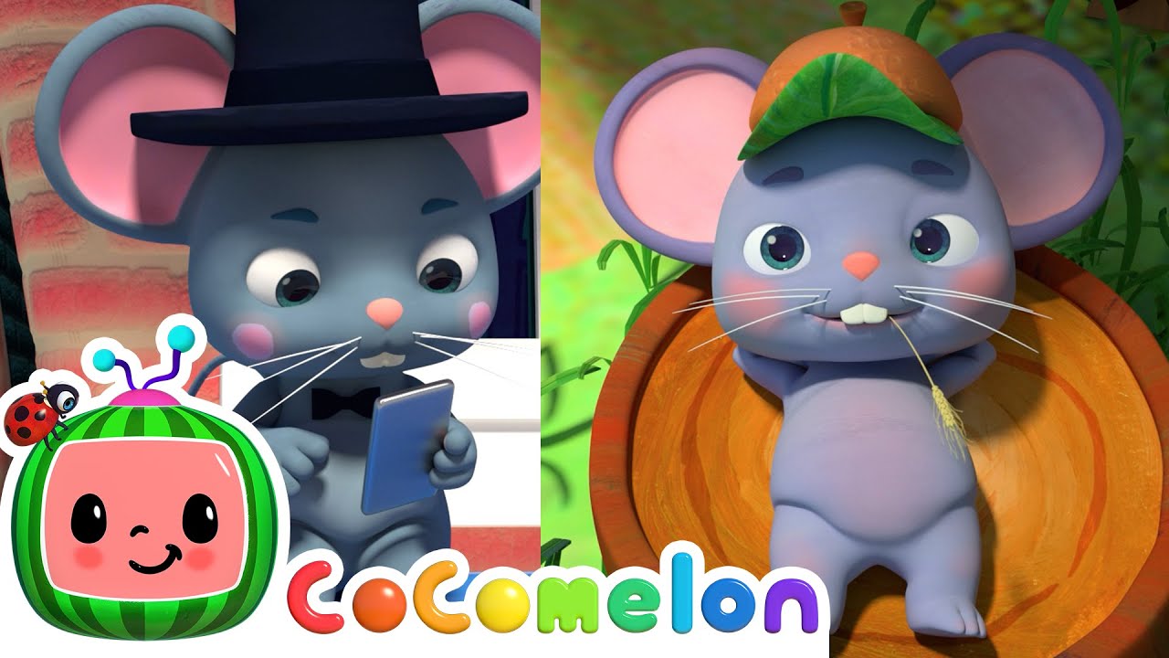 Country Mouse and City Mouse | CoComelon | SingAlong | Nursery Rhymes and Songs for Kids