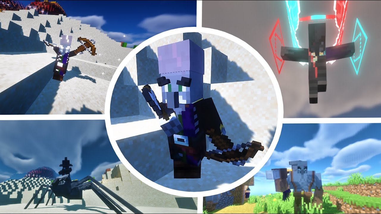 Illage and Spillage mod |All Bosses