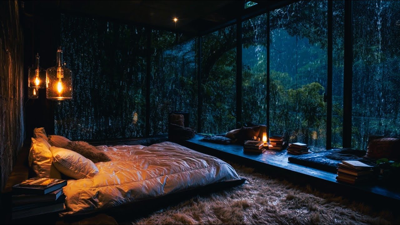 Overthinking at Night? Let This Rainstorm Calm You Down