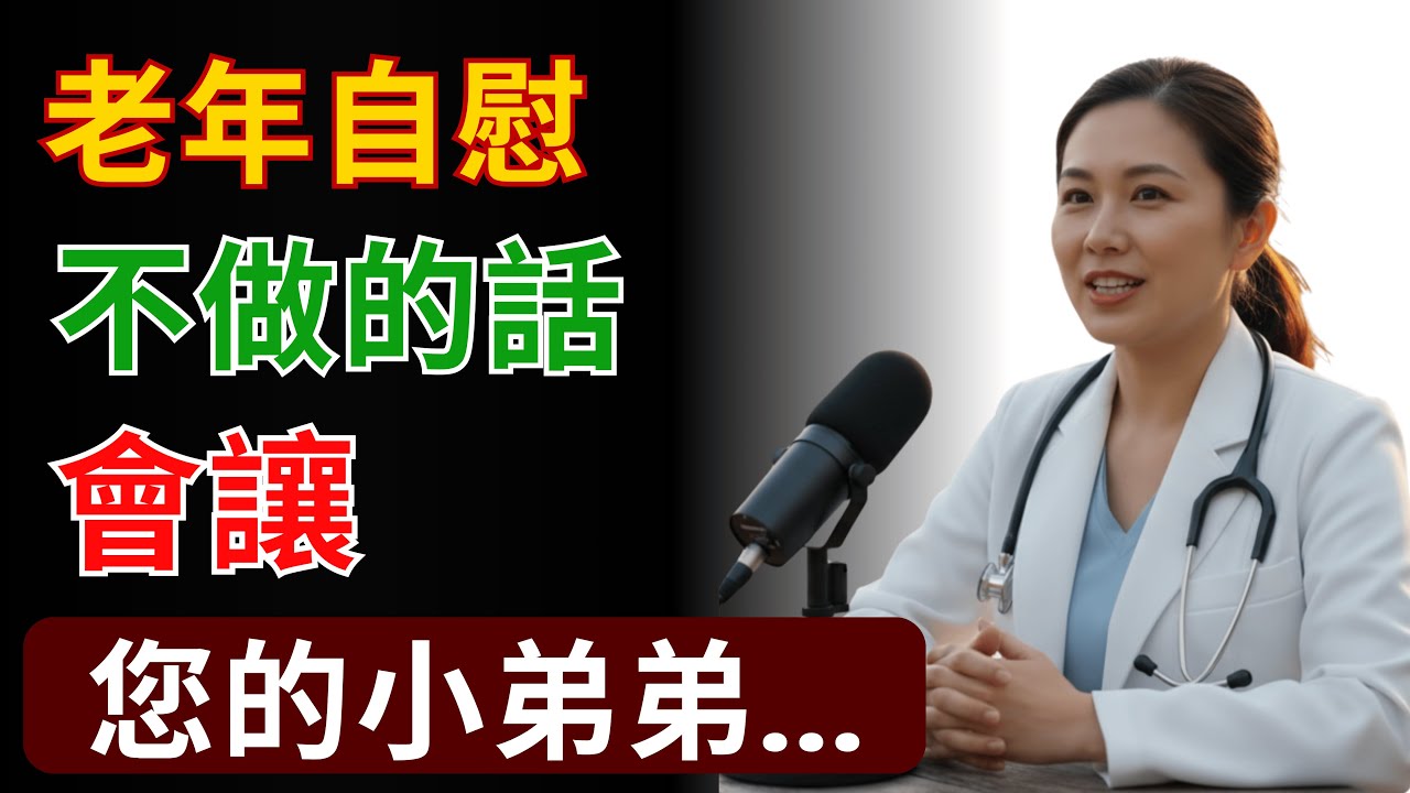 泌尿科醫師：老了不自慰，身體會發生這種事！陳心蕾醫師25年經驗分享
