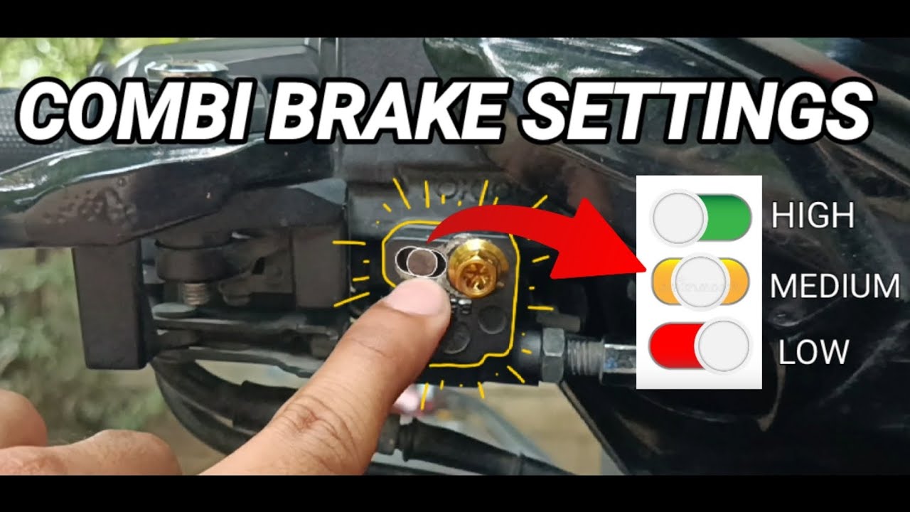 PAANO IADJUST ANG COMBI BRAKE NI CLICK V2,V3