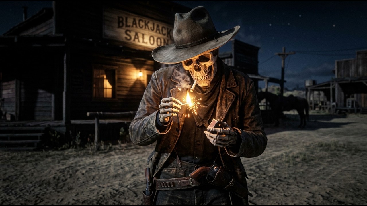 Skeleton Cowboys in the Midnight Saloon | Dark Country