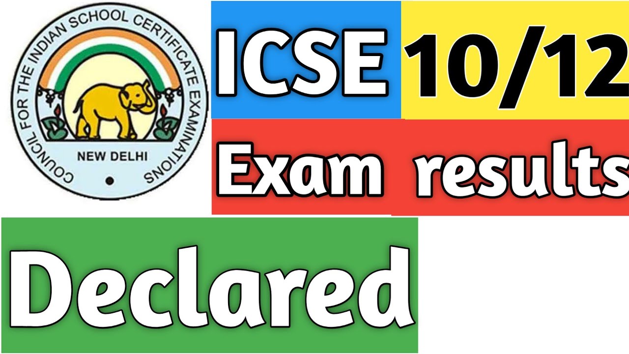 ICSE results 2020 | Indian Certificate of Secondary Examination | CISCE