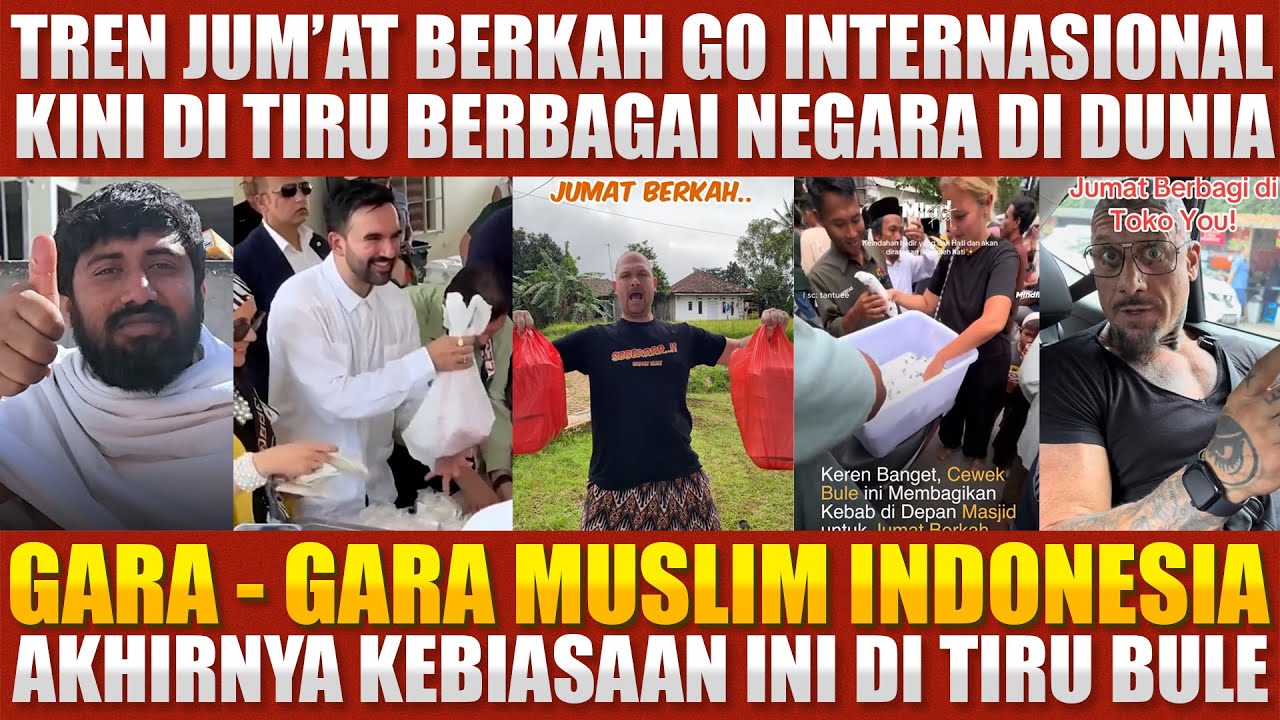 Bule Mulai Populerkan Tradisi Jumat Berkah Indonesia‼️ Negara Luar Bilang Kita Ini Menakjubkan