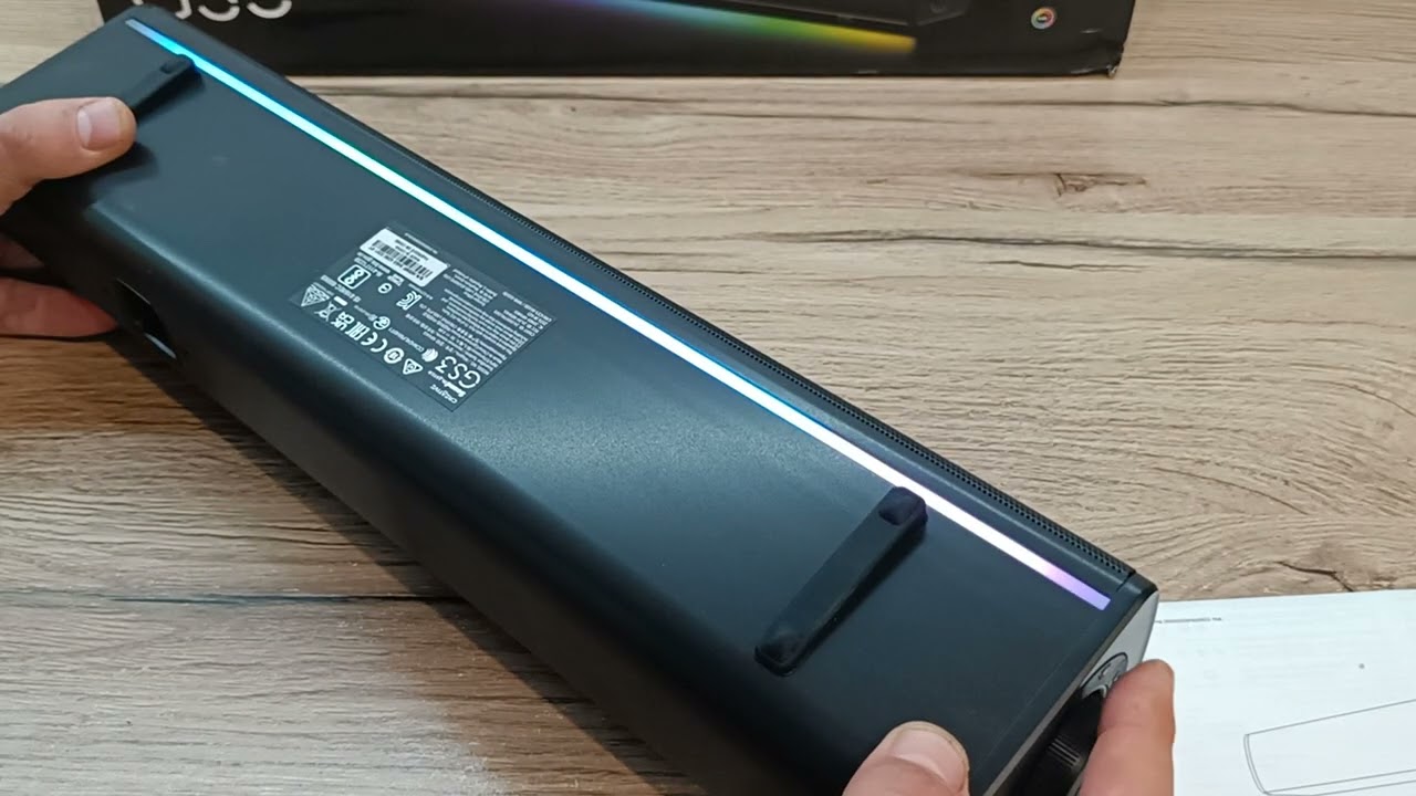 Обзор компактного саундбара Creative Sound Blaster GS3 с RGB настраиваемой подсветкой