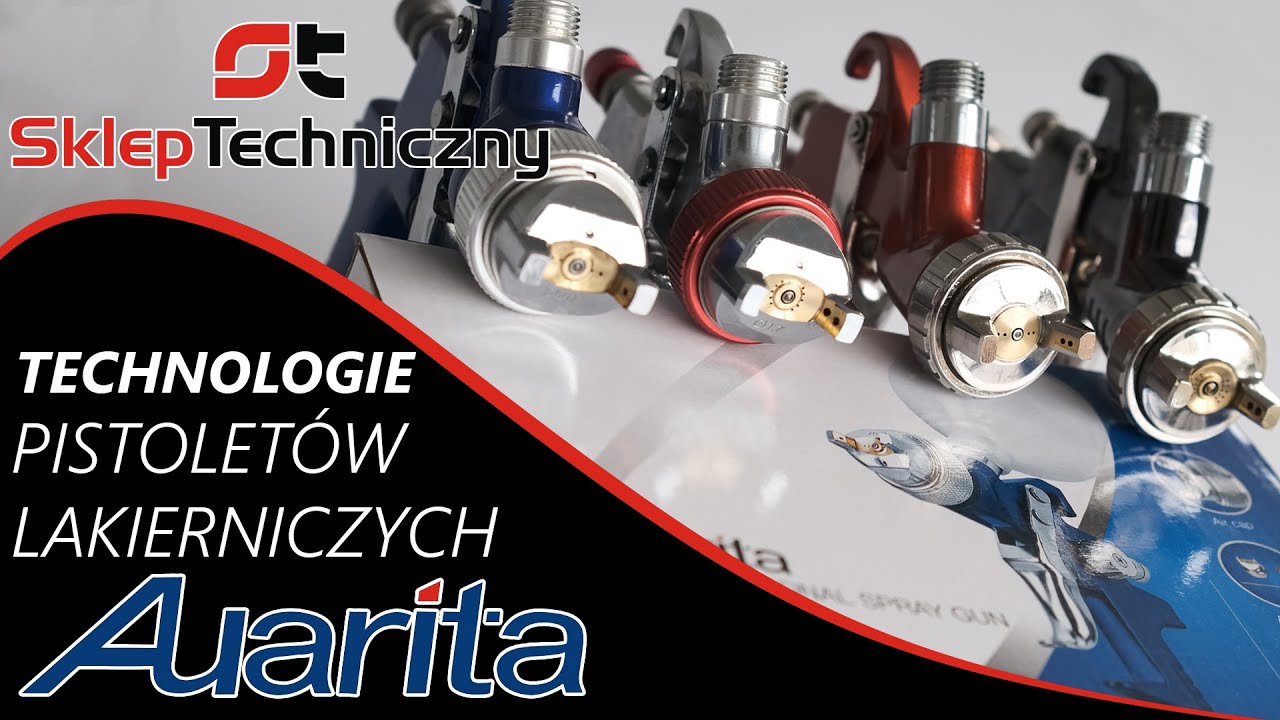 Pistolety lakiernicze Auarita - Różnice pomiędzy HP, HVLP, LVMP i LVLP - Skleptechniczny.pl