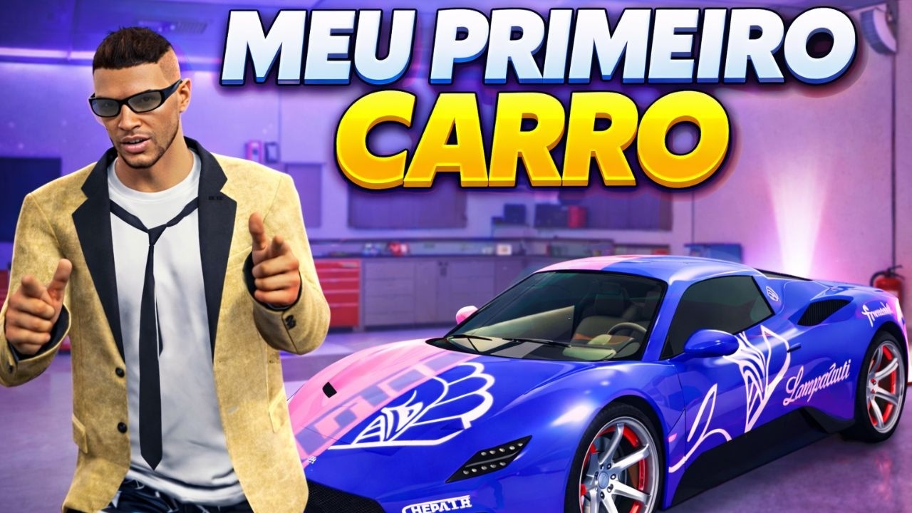 GTA V ONLINE - COMEÇANDO DO ZERO #2 MEU PRIMEIRO CARRÃO !! 
