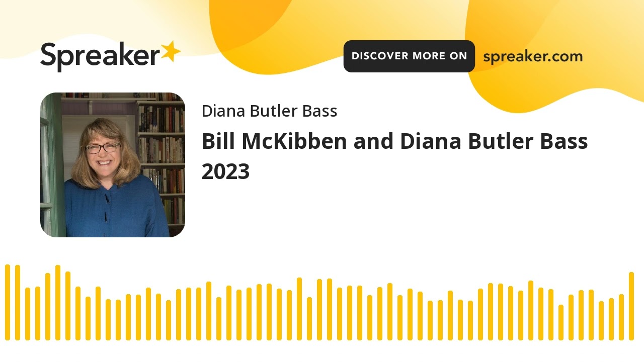 Bill McKibben and Diana Butler Bass at Wild Goose 2023